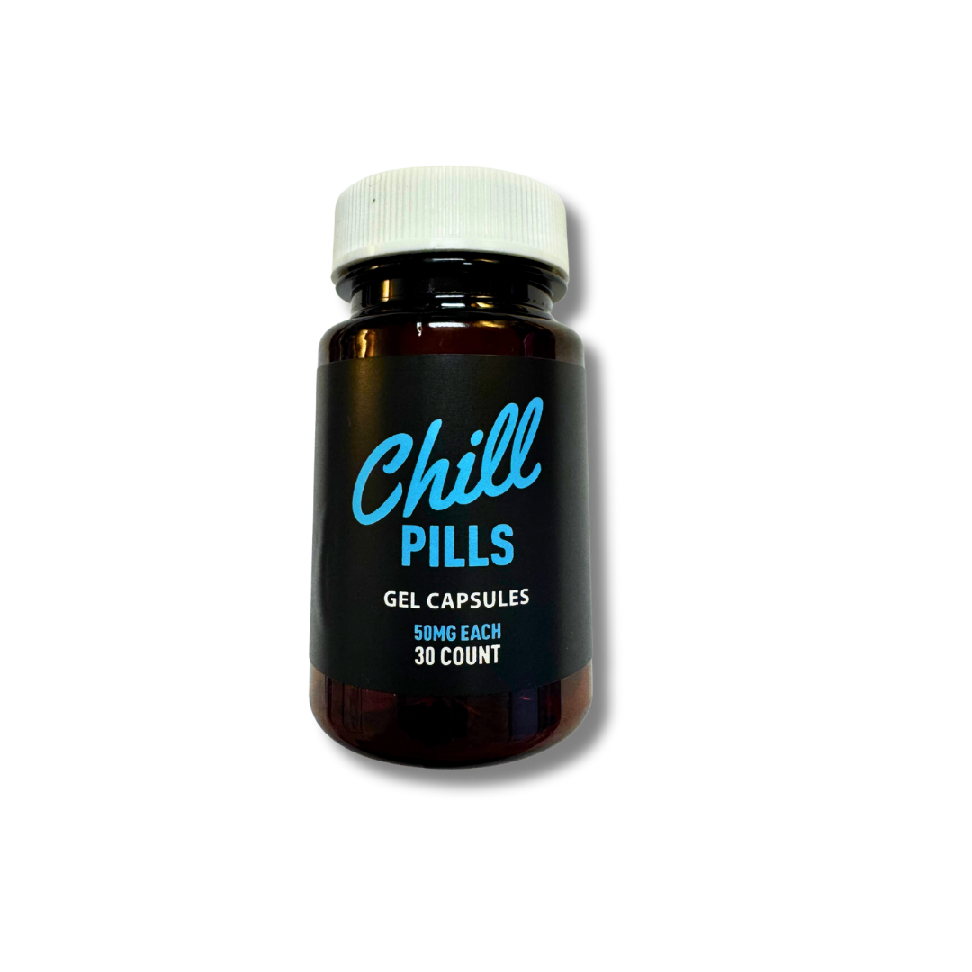 Chill Pills - THC Free - 50mg CBD Gel Capsules